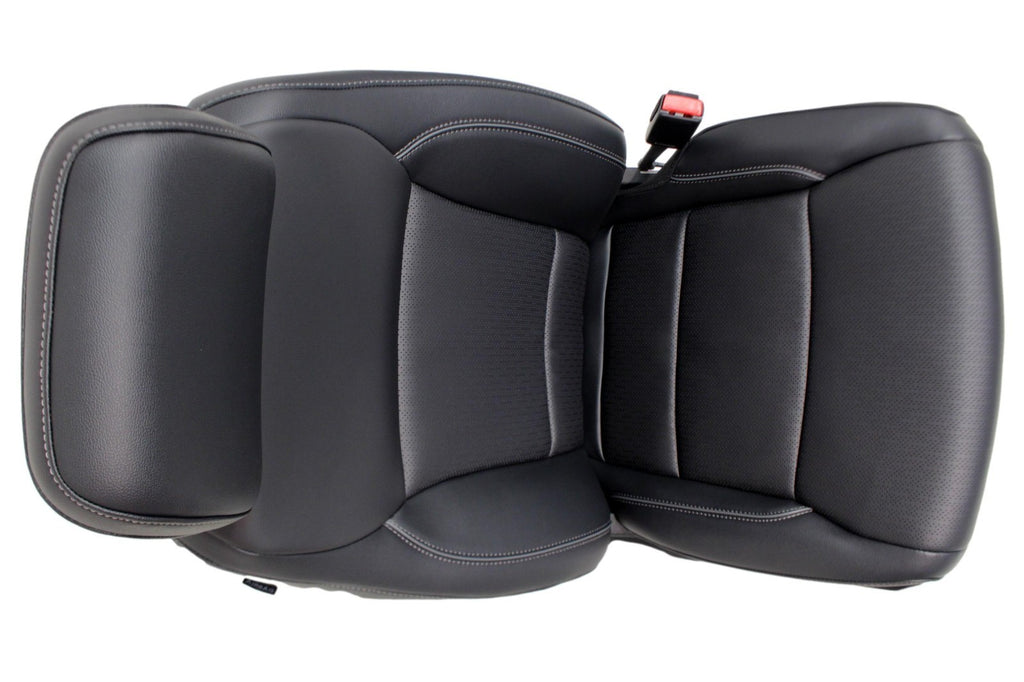 2021 - 2026 Ford F150 Super Duty Crew Cab Seats, Lariat Black Leather Heat Cool