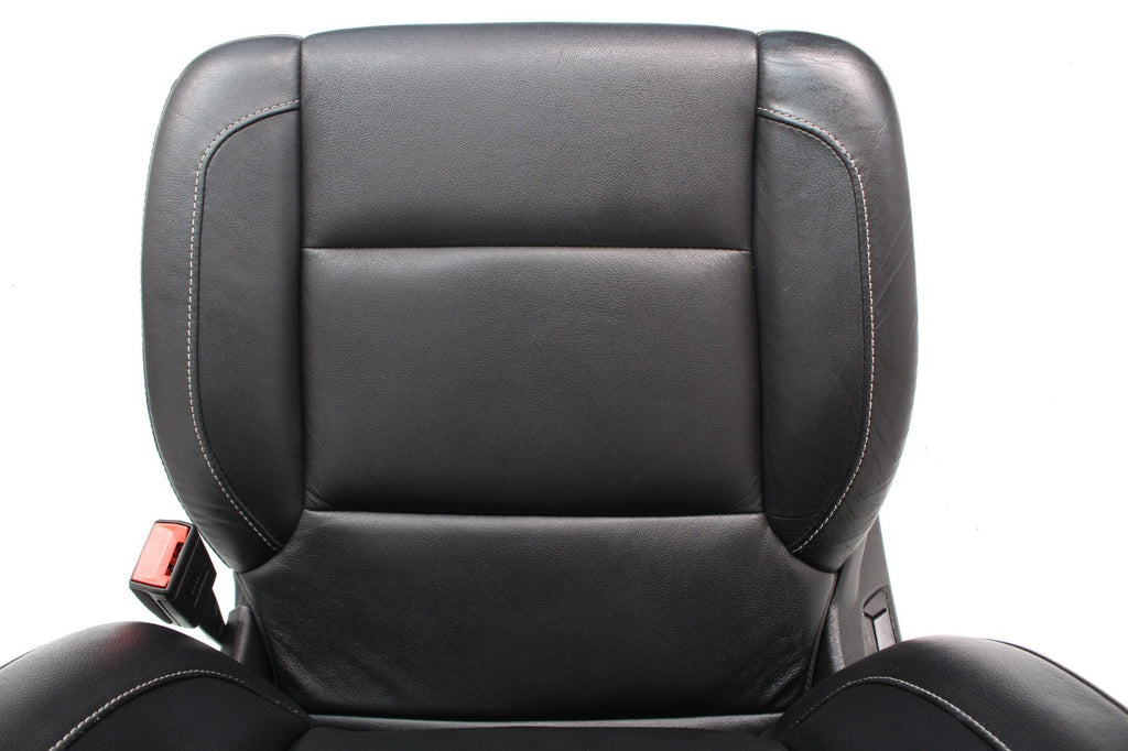 2014 - 2019 GM Sierra Silverado LTZ Front Seats, Black Leather, Powered Heated