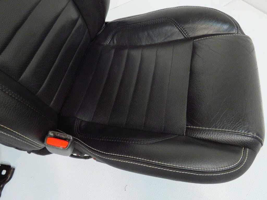 2005 - 2014 Ford Mustang Front Seats, GT Black Leather w/ Power Driver OEM