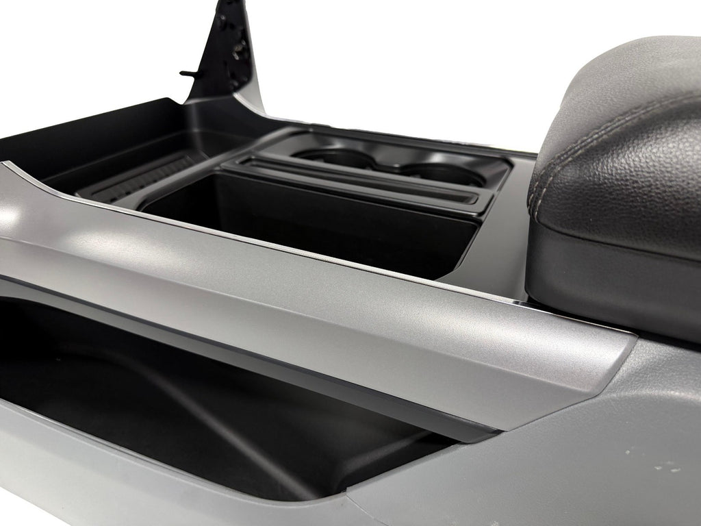 2021 - 2025 Ford F150 Center Console, Gray W/o Shifter XL XLT STX w/ Install Kit