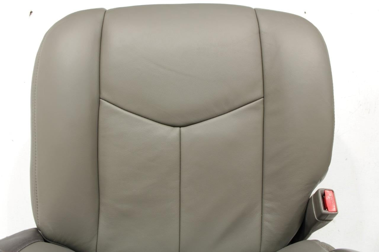 99 - 06 Silverado Sierra Tahoe Yukon Heated Power Leather Seats Pewter Gray OEM