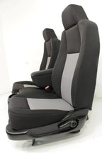 1998 - 2009 Ford Ranger Seats, 60-40 Split Bench, Black Gray Cloth, Extended Cab