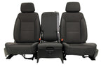 2019 - 2026 Chevy Silverado Split Bench Seat, LT Black Cloth w/ Power Driver