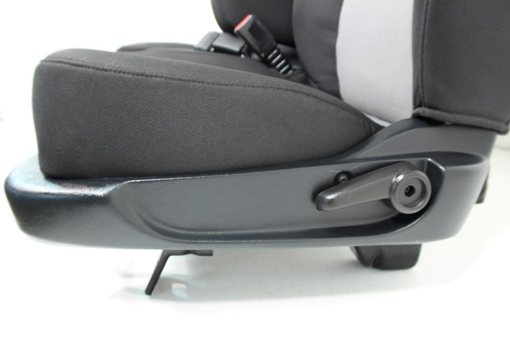 1998 - 2009 Ford Ranger Seats, Regular Cab 60-40 Split Bench, Black Gray Cloth
