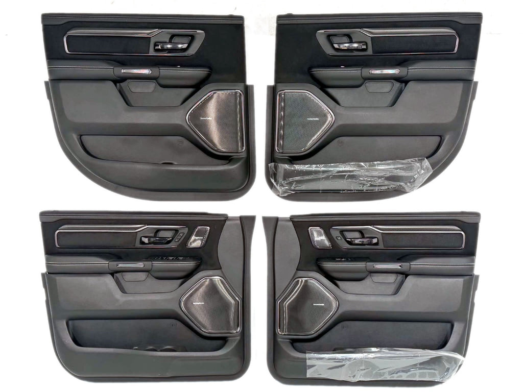 2019 - 2026 Ram 1500 Door Panels, Crew Cab RHO Black OE Carbon Fiber, ZERO MILES
