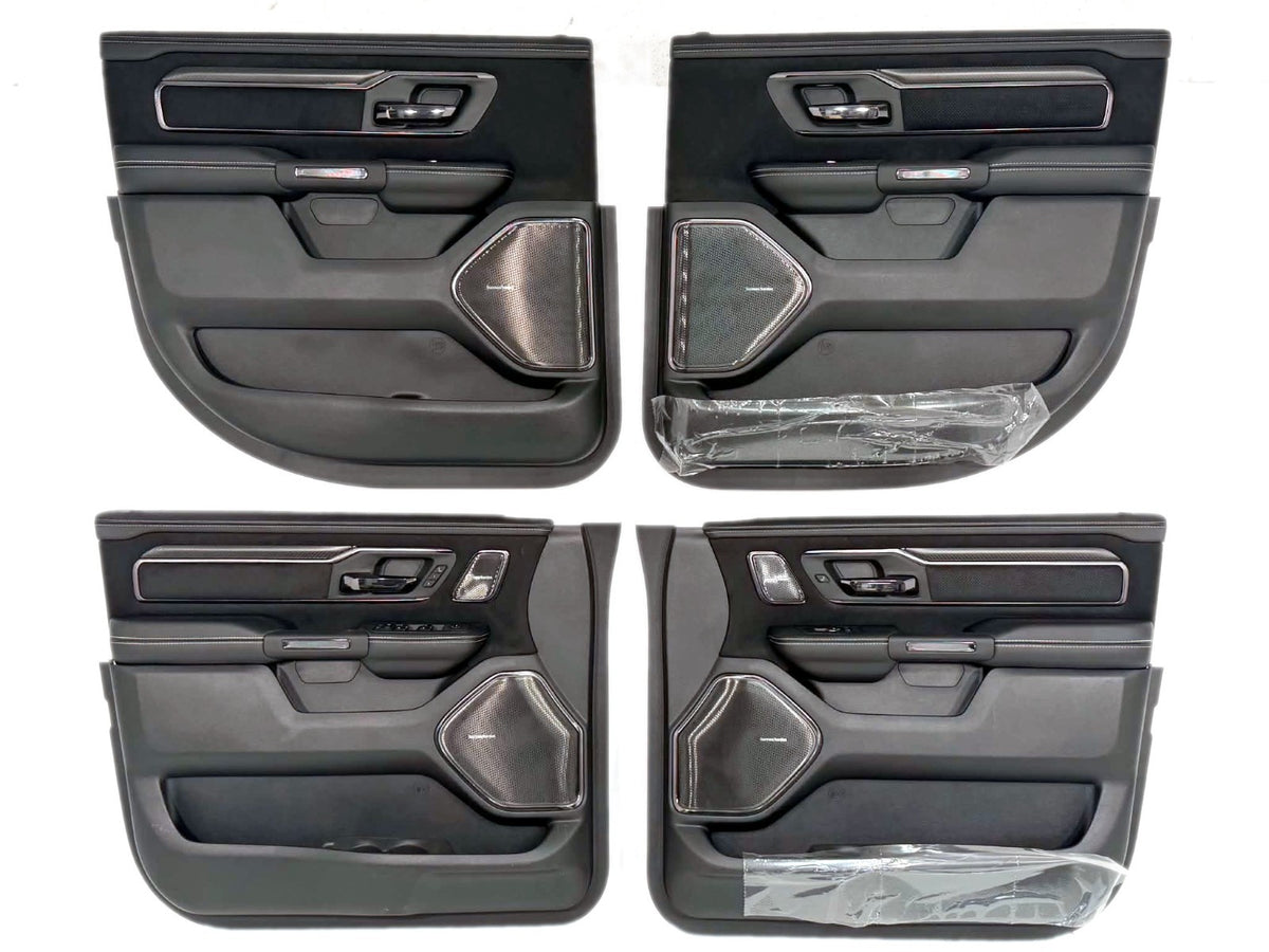 2019 - 2026 Ram 1500 Door Panels, Crew Cab RHO Black OE Carbon Fiber, ZERO MILES
