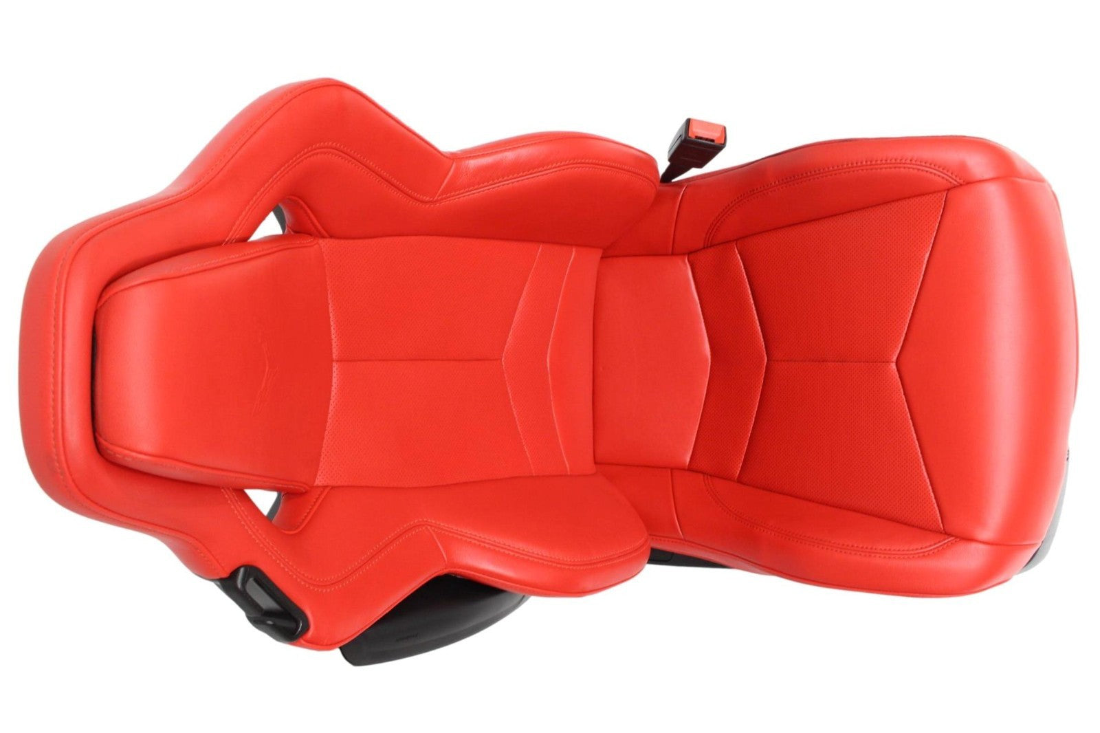 2020 - 2025 Chevy Corvette C8 Seats GT1 Adrenaline Red Leather 8-Way Power