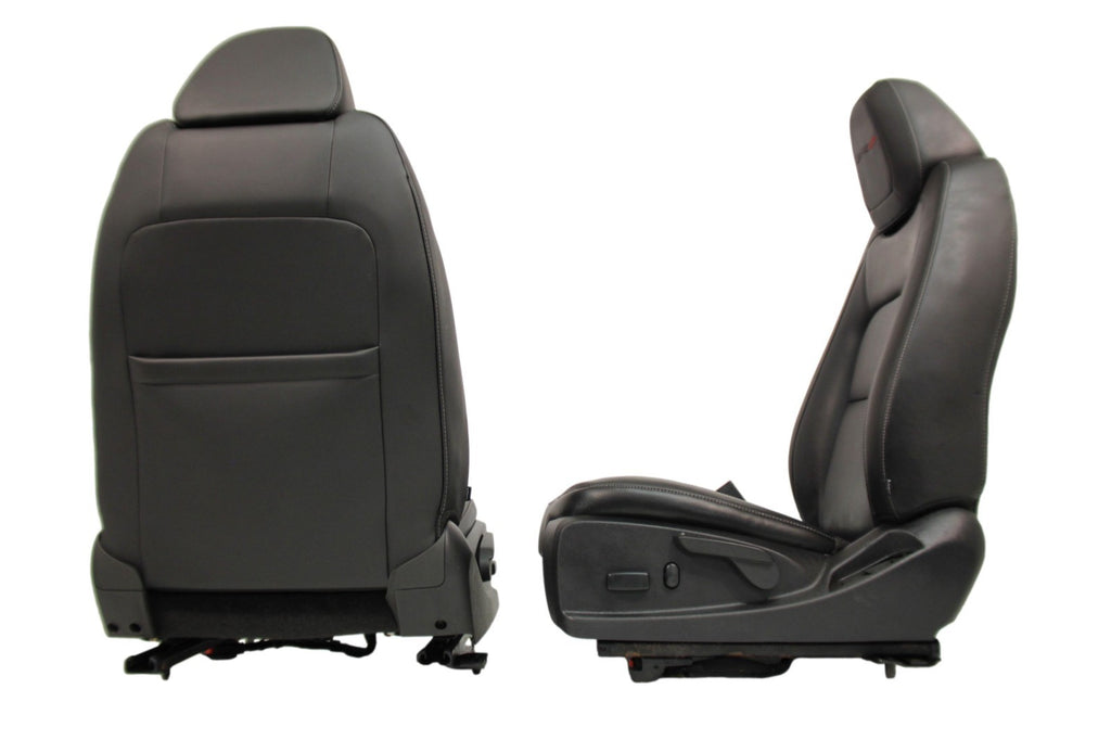 2015 - 2022 Chevy Colorado Seats Set – ZR2 Crew Cab Black Leather Power Heat