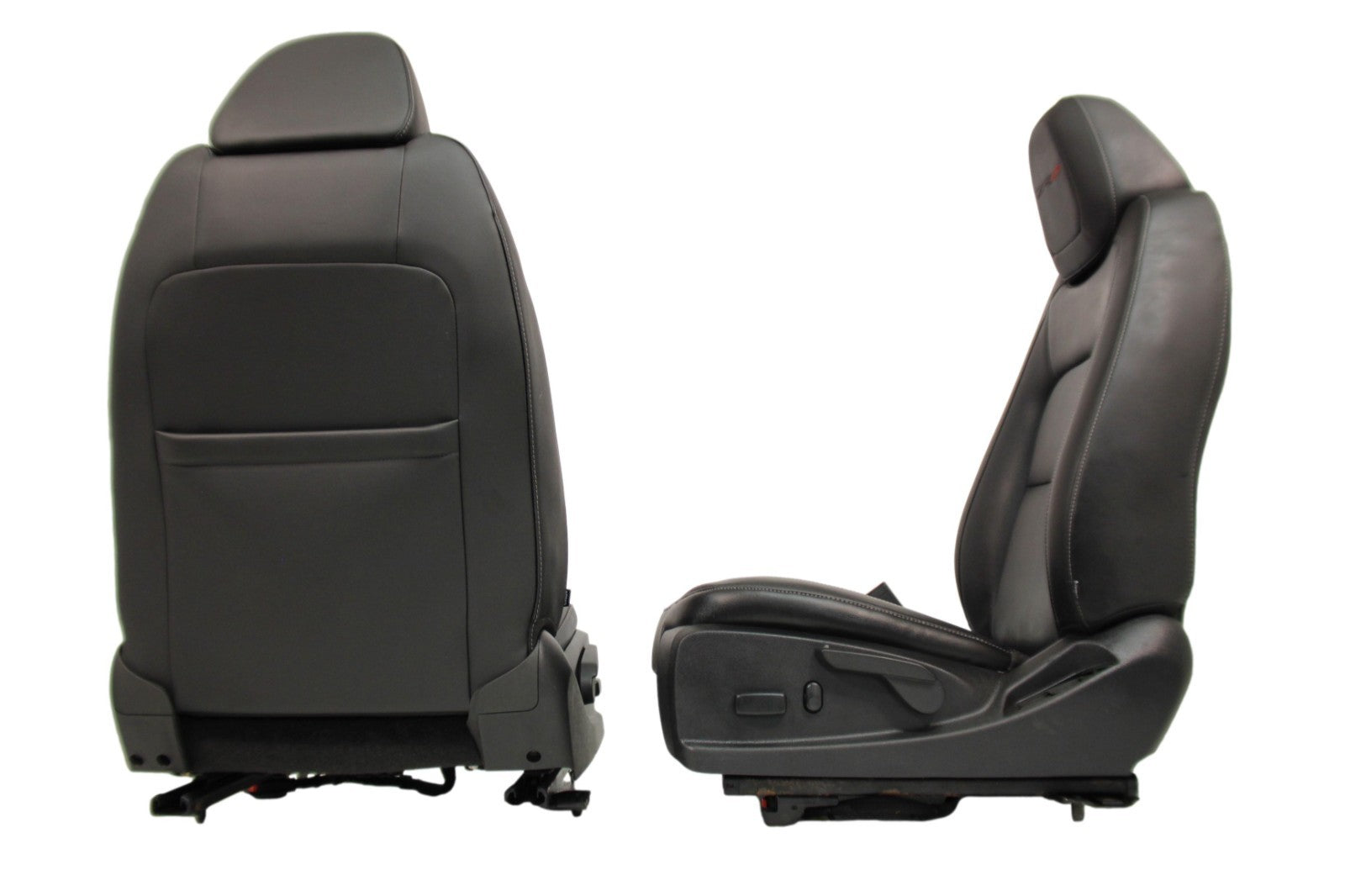 2015 - 2022 Chevy Colorado Seats Set – ZR2 Crew Cab Black Leather Power Heat