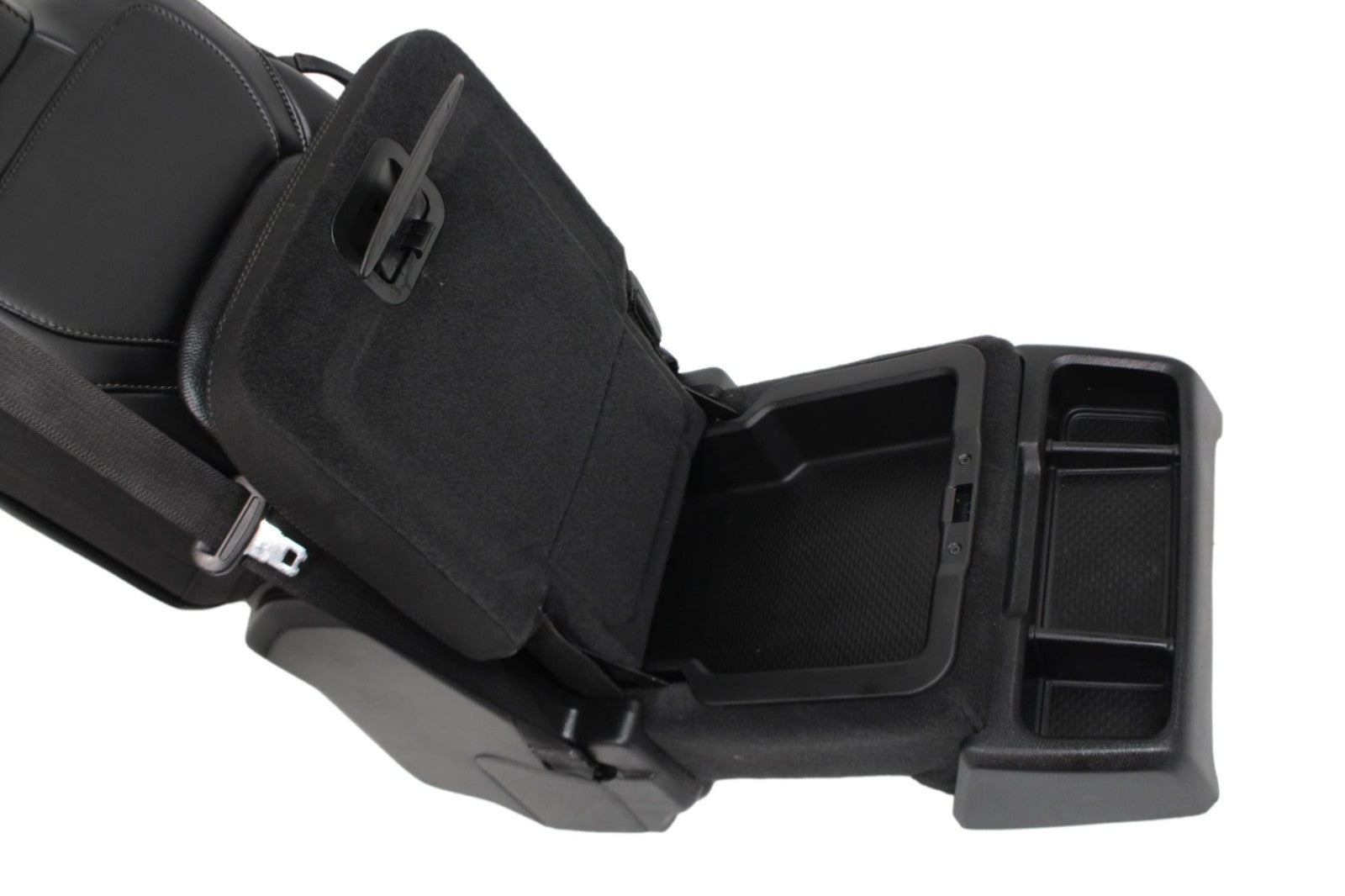 2019 - 2025 Ram 1500 Center Jumpseat, Laramie Black Leather w Dash Trim Brackets