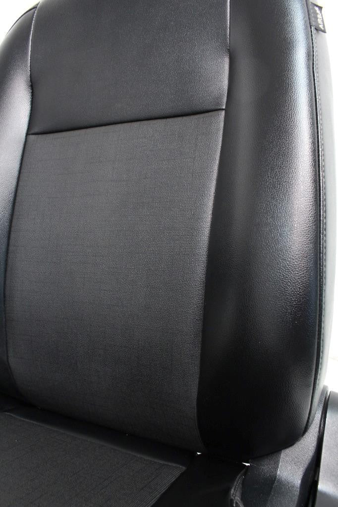 2015 - 12021 Ford Transit 150 250 350 Van Vinyl Front Bucket Seats Black Armrest