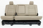 1999 - 2007 Ford Super Duty Crew Seats Set, Power Heat Bucket Tan Leather Lariat