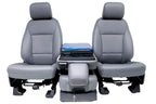 2015 - 2025 Ford F150 Super Duty Vinyl Bucket Seats w/ WorkStation Jump Seat
