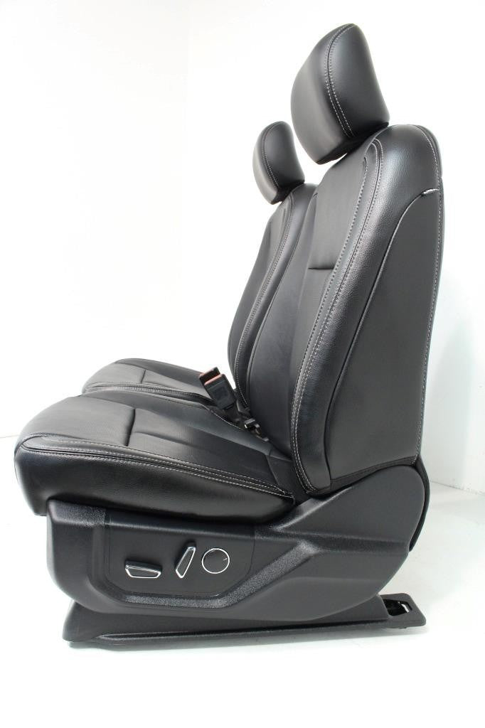 2015 - 2022 Ford F-150 Super Duty Front Seats, Lariat Black Leather Heated Cool