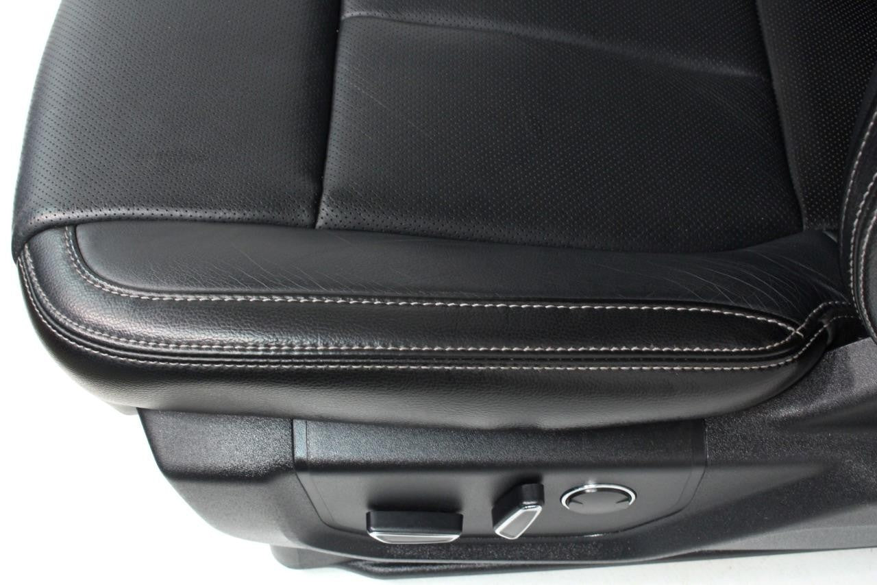 2015 - 2022 Ford F-150 Super Duty Front Seats, Lariat Black Leather Heated Cool