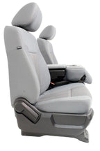 1999 - 2016 Ford Super Duty Front Seats, XL Steel Gray Cloth Bench w/ Jumpseat