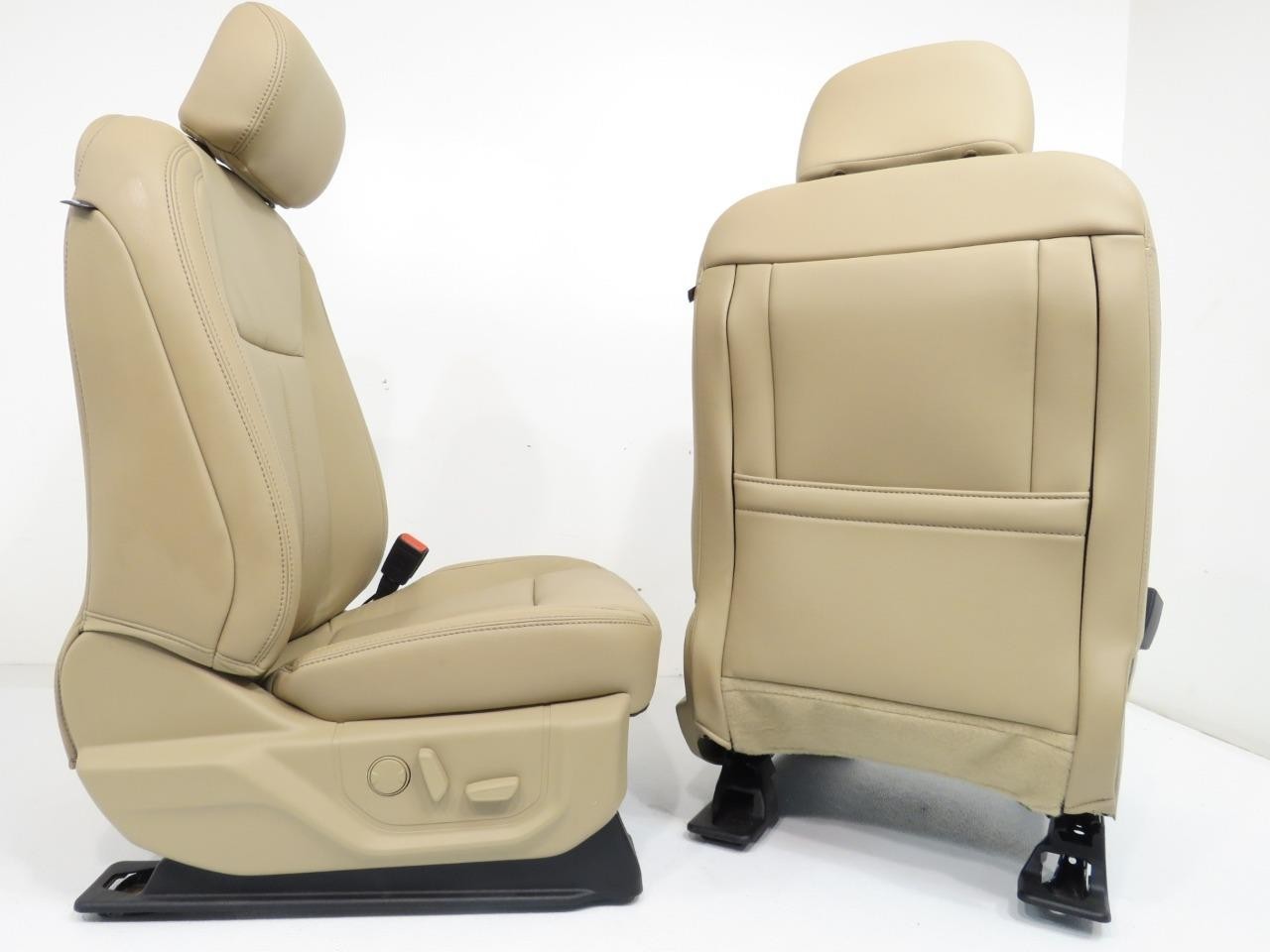 2015 - 2022 Ford F150 Super Duty Lariat Front Seats, Tan Leather Heat & Cool