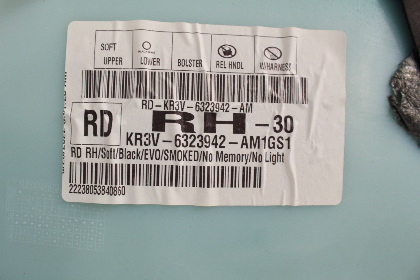 2015 - 2023 Ford Mustang GT500 RH Passenger Door Trim Panel OEM KR3V-6323942-AM