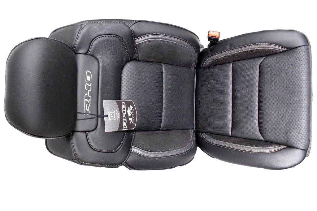 2019 - 2025 Ram 1500 Seats, Crew Cab Set, RHO Black Leather, Heated Cool Massage