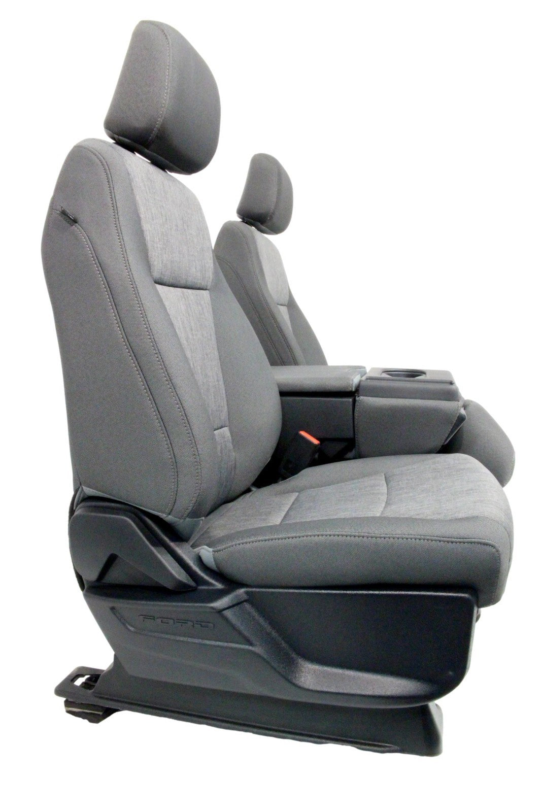 2021 - 2026 Ford F150 Front Seats, XL Slate Gray Cloth Manual Gray w/ Jumpseat