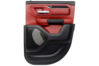 2019 - 2024 Dodge Ram 1500 Rebel Quad Cab Door Panels Set Black Red Switches OEM