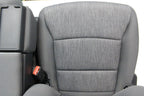 2021 - 2026 Ford F150 Front Seats, XL Slate Gray Cloth Manual Gray w/ Jumpseat