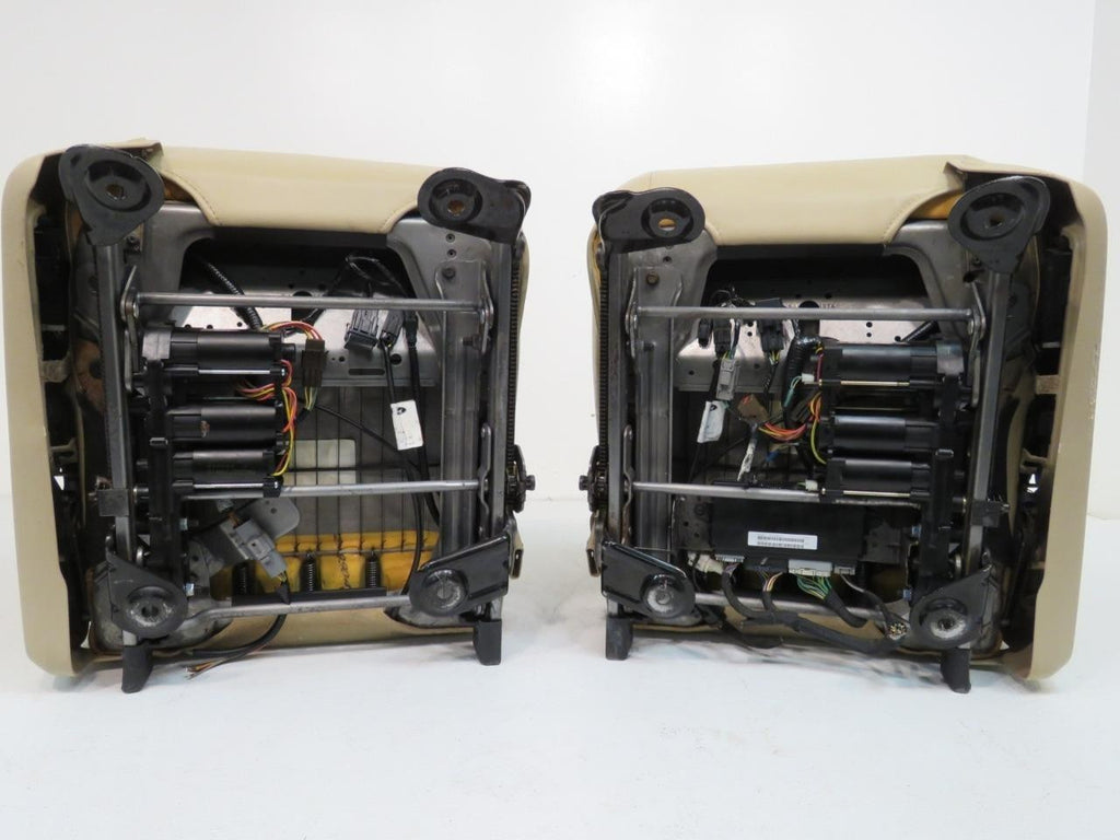 2008 - 2010 Ford Super Duty Crew Cab Seats Set Lariat Tan Leather Heated Powered