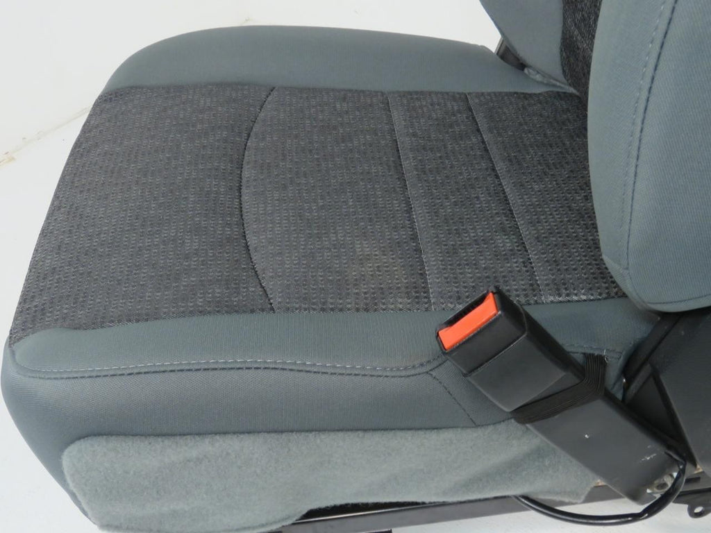 2009 - 2018 Dodge Ram Front Bucket Seats, Diesel Gray Cloth w/ Power Driver