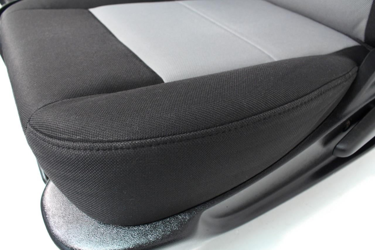 1998 - 2010 Ford Ranger Seats, 60-40 Split Bench, Black Gray Cloth, Regular Cab