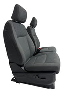 2021-2026 Ford F-150 Front Seats, XLT Mid 302A Gray Cloth OEM Dual Power Heated