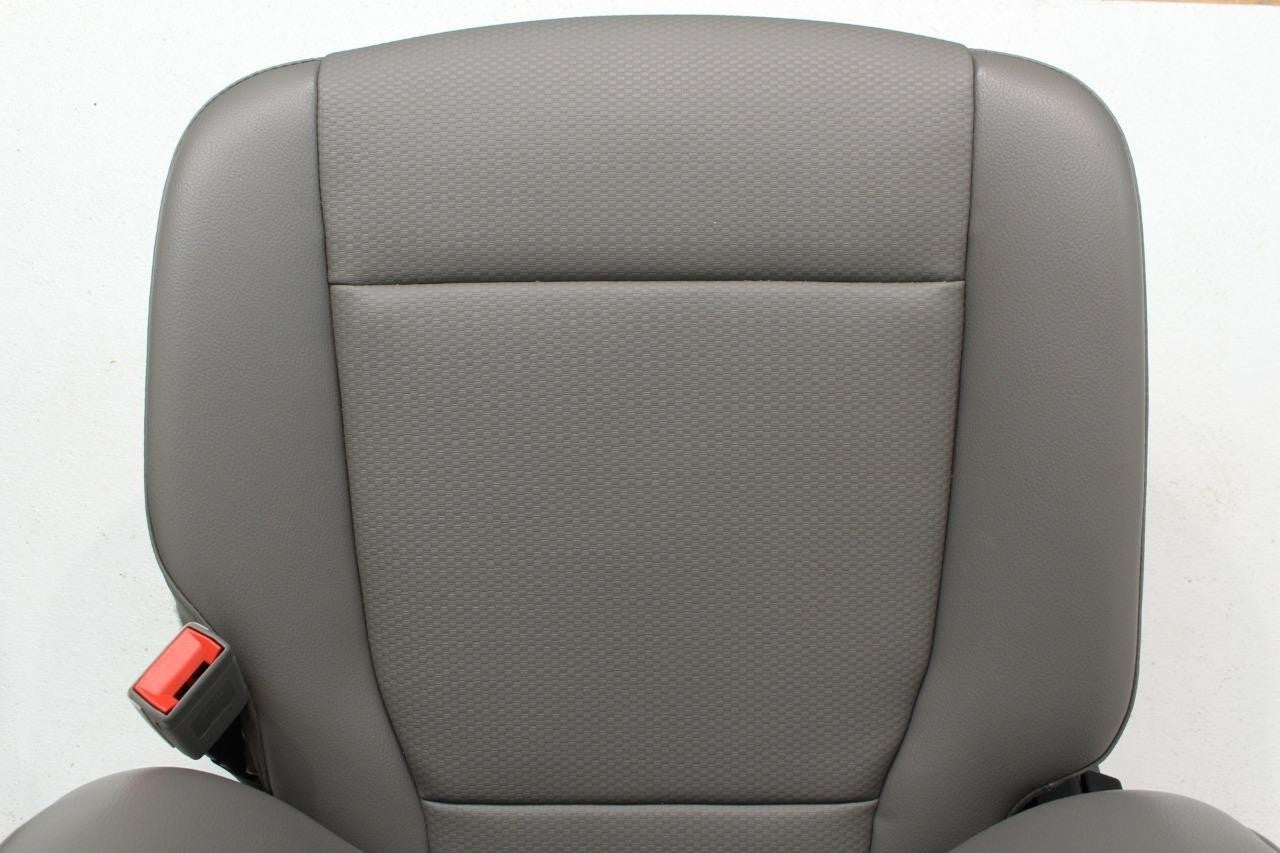 2015 - 2022 Ford F150 & Super Duty Front Seat Pair, All Cabs XL Earth Gray Vinyl