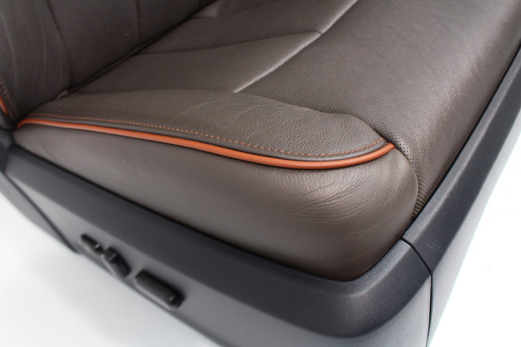 2015 - 2017 Ford Expedition King Ranch Front Seats, Mesa Brown Leather Heat Cool