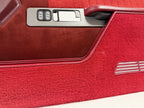 88-94 Chevy GMC Silverado Suburban C/K OBS Front Door Panels, Garnet Red MINT