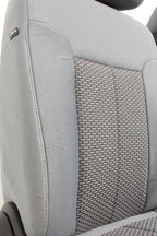 1999 - 2016 Ford Super Duty Front Seats, XL Steel Gray Cloth Bench w/ Jumpseat