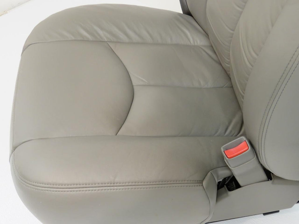 1999-2007 Sierra Silverado Seats, Pewter Gray Leather Power Driver w/o Armrests