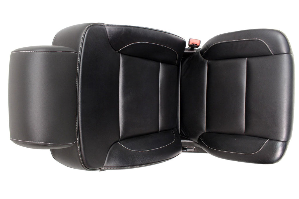 2014 - 2019 GM Sierra Silverado LTZ Front Seats, Black Leather, Powered Heated