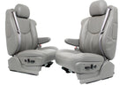 99-06 Chevy Silverado Sierra Tahoe Yukon Seats, Pewter Gray Leather Power Heated