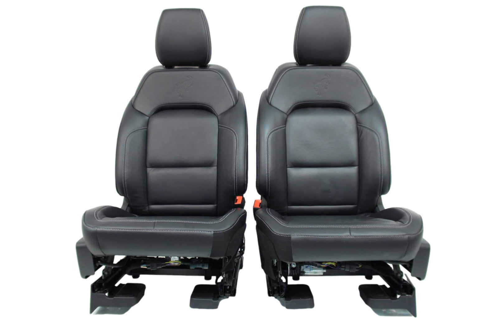 2021 - 2026 Ford Bronco Seats Set, 4-Door Outer Banks Black Leather Heated OEM