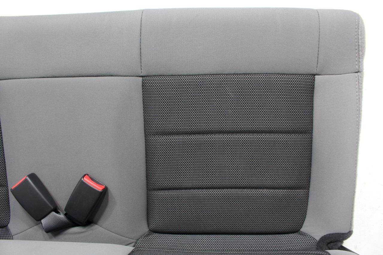 2007 - 2018 Jeep Wrangler JK (2-Door) Gray Cloth Rear Seat 2008 2009 2010 2011