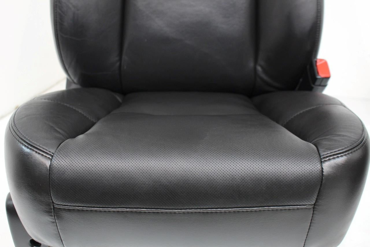 2007 - 2014 Sierra Chevy Silverado Front Seats, LTZ Black Leather Heated Cooled