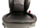 2002 - 2018 Dodge Ram Seats Set, Crew Cab Katzkin Black Leather Powered Heated