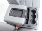 2014 - 2019 Sierra Chevy Silverado Front Seats Set, Work Truck Bench Gray Vinyl