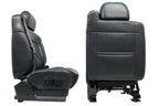 1999 - 2002 GMC Sierra Chevy Silverado Seats, Graphite Off-Black Leather, Power
