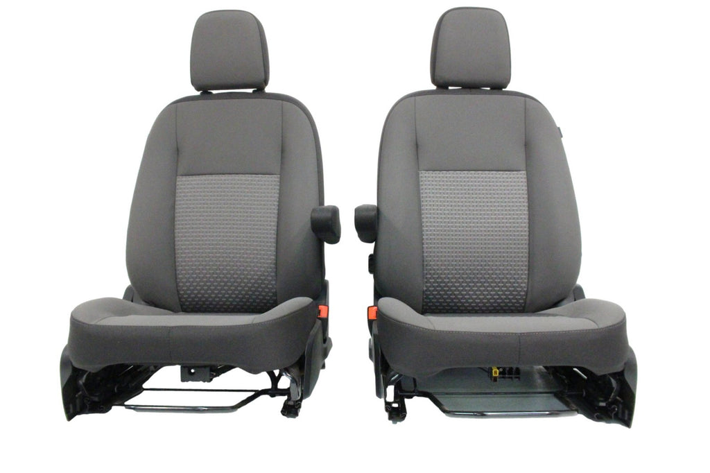 2015 - 2026 Ford Transit Seats, Dark Gray Cloth, Manual w/ Dual Armrests Lumbar