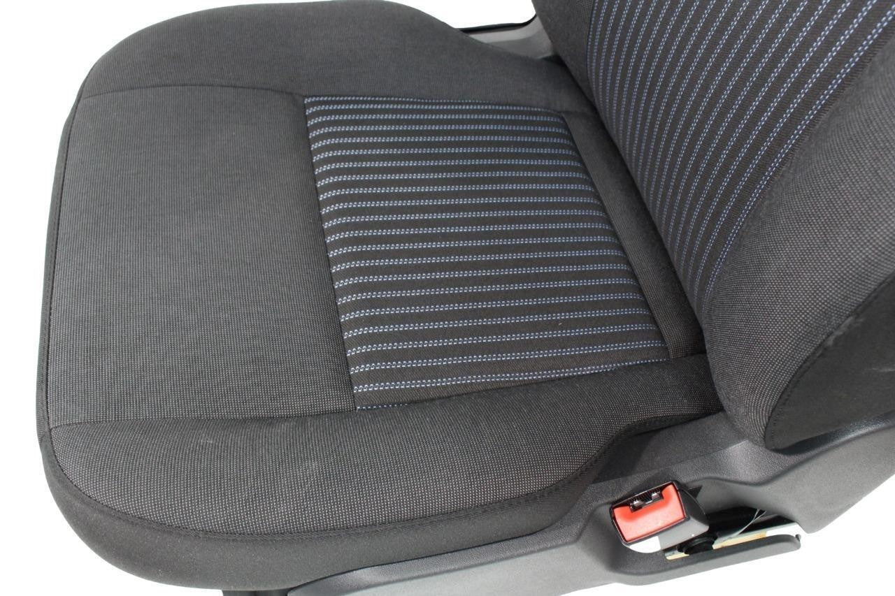 2015 - 2026 Ford Transit Front Seats, Charcoal Cloth w/ Heated Power Driver Seat