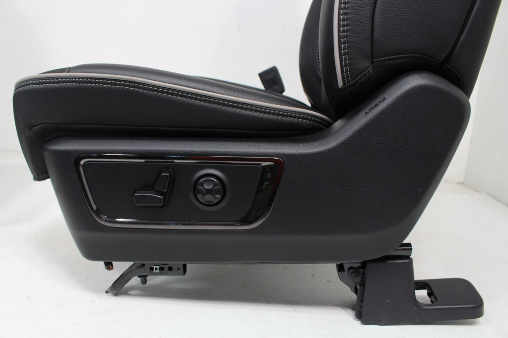 2019 - 2026 Ram 1500 Seats, Crew Cab Set, Limited Black Quilted Leather Massage