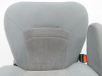 Ford Econoline Front Bucket Seats, Gray Cloth w/ Folding Armrests, Fits 1997+