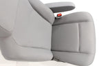 Ford Econoline Front Bucket Seats, Gray Cloth w/ Folding Armrests, Fits 1997+