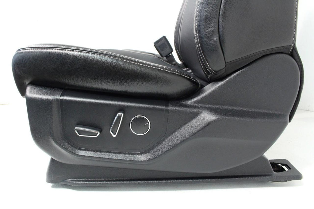 2015 - 2022 Ford F-150 Super Duty Front Seats, Lariat Black Leather Heated Cool