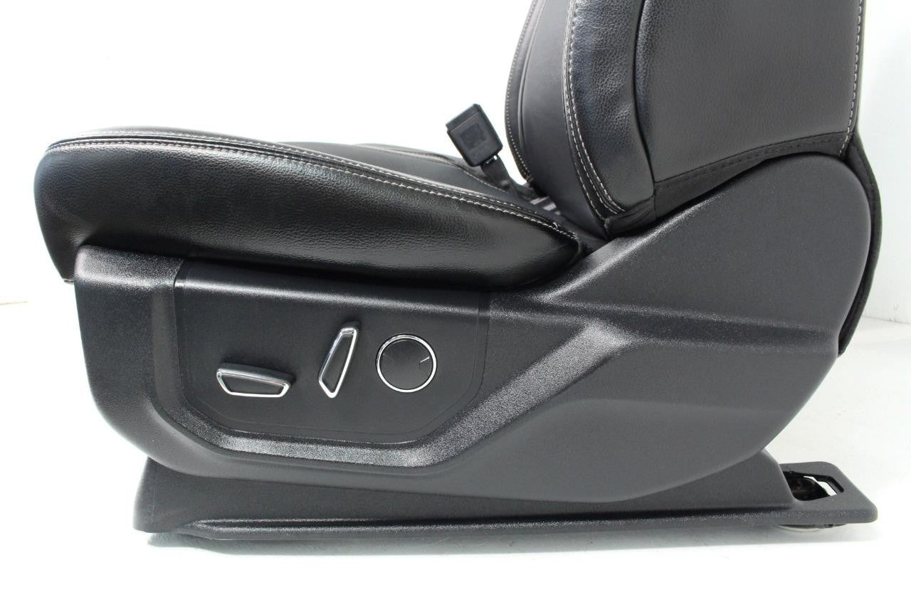 2015 - 2022 Ford F-150 Super Duty Front Seats, Lariat Black Leather Heated Cool